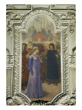 Décoration de la galerie nord du Petit Palais  composée de trois plafonds et de dix panneaux de