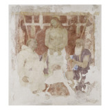 Le Christ mort entouré des instruments de la passion  avec deux saints agenouillés (saint Jérôme