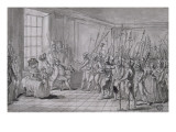 Le roi de France et la canaille des faubourgs qu'on osait appeler le Peuple Français; journée du