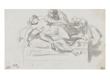 Album : Martyre d'un saint d'après Pier Francesco Mola ; Adam et Eve d'après Michel-Ange