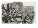 Recueil : Le Grand Escalier du château de Versailles planche 27 : vue d'un des quatre angles du
