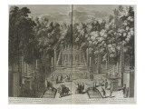 Recueil des "Plans  Profils et Elévations du Château de Versailles" : planche 40 : vue