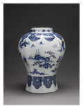 Vase de Delft dans le style chinois