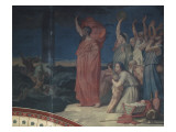 Le passage de la Mer Rouge  quatrième travée du côté droit de la nef de l'église