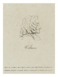 Voltaire (1694-1778)  Represented Old  Profile  1778