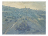 Vue de Belmont près de Lausanne  paysage matinal