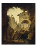 Lavandières  la fontaine sous la grotte