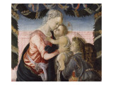 Vierge à l'Enfant soutenu par un ange