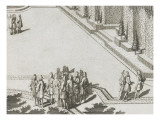 Recueil des "Plans  Profils et Elévations du Château de Versailles" : planche 37 : vue