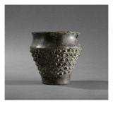 Vase-situle à décor pincé