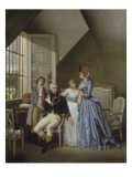 Visite de Joséphine à son mari Alexandre à la prison du Luxembourg en 1794