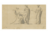 Album : Trois personnages dont un assis ; femme ; Demeter dans la maison de Kelos ()
