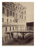 Vue du côté de la passerelle du château de Saint-Germain-en-Laye