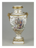 Vase à décor figurant une allégorie de la République