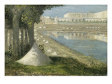 Vue du château de Versailles et de l'Orangerie