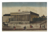 Vue du palais de la Bourse