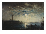 Venise et le Campanile au clair de lune