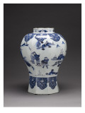 Vase de Delft dans le style chinois