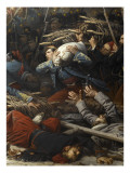 Episode du siège de Sébastopol pendant la guerre de Crimée en 1855  gorge de Malakoff