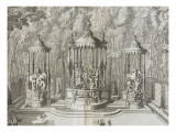 Recueil des "Plans  Profils et Elévations du Château de Versailles" : planche 37 : vue