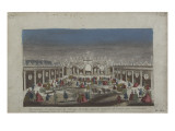 Illumination en réjouissance du mariage de Louis Auguste  dauphin de France avec l'archiduchesse