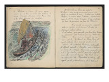 Album Ancien culte Mahori :  Voilier "O Rehoua" et "Il fit voile au lever du soleil"