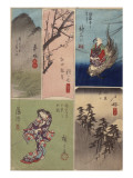 4ème vue : Kanagawa ; 5ème vue : Hodogaya ; 6ème : Totsuka ; 7ème vue : Fujisawa ; 8ème vue :
