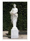 Vue du parc : bassin d'Apollon : Vertumne présentant une corbeille de fruits 1684-1689