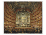 Fête musicale donnée par le cardinal de la Rochefoucauld au théâtre Argentina de Rome le 15