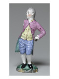 Jeune élégant de l'époque Louis XV