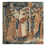 La tenture de Saint Etienne  pièce I : Le martyre de saint Etienne; scène 1 : Désignation des