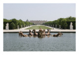 Vue du parc: bassin d'Apollon: Le char d'Apollon  1668-1670