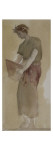 Copie d'après une peinture antique (Personnage portant une offrande  provenant de Pompéi  Musée