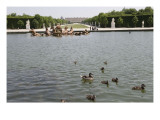 Vue du parc: bassin d'Apollon: Le char d'Apollon  1668-1670