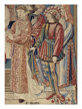 La tenture de Saint Etienne  pièce II : Le martyre de Saint Etienne; scène 3 : Saint Etienne