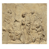 Sainte Geneviève rendant la vue à sa mère; étude pour les bas reliefs du péristyle de l'église