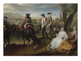Revue de la deuxième compagnie des mousquetaires noirs passée par le commissaire Plouy de