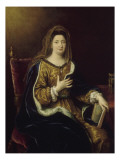 Françoise d'Aubigné  marquise de Maintenon  représentée en Sainte Françoise Romaine vers 1694