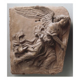 Deux anges se faisant pendant; Fragments du monument du cardinal Forteguerra à Pistoia (mort en
