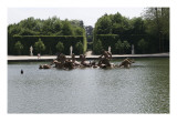 Vue du parc: bassin d'Apollon: Le char d'Apollon  1668-1670