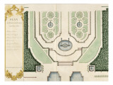 Recueil des "Plans des châteaux et jardins de Versailles en 1720" ; Composé pour Louis-Antoine de