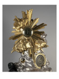 Pendule de la création du monde  mouvement conçu par Passement exécuté par Roques  bronzes de