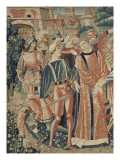 La tenture de Saint Etienne  pièce IV : Le martyre de saint Etienne; scène 6 : saint Etienne mené