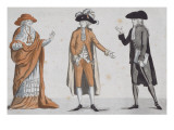 Représentation du costume de cérémonie des députés des Trois Ordres réunis 