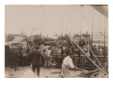 coupe Gordon-Bennett 1903  Irlande : débarquement de la Panhard et Levassor de Farman