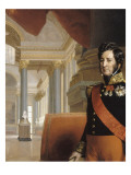 Présentant les plans d'installation des galeries historiques dans l'aile du Midi du château de
