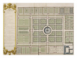 Recueil des "Plans des châteaux et jardins de Versailles en 1720" ; Composé pour Louis-Antoine de