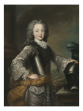 Portrait de François III  (futur empereur François Ier d'Autriche) représenté enfant en cuirasse