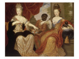 Françoise-Marie de Bourbon  "Mademoiselle de Blois" (future duchesse d'Orléans) (1677-1749) et