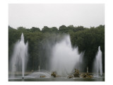 Vue du parc: bassin d'Apollon: Le char d'Apollon  1668-1670